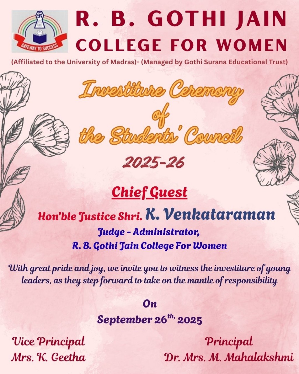 Investiture Ceremony of Students Council